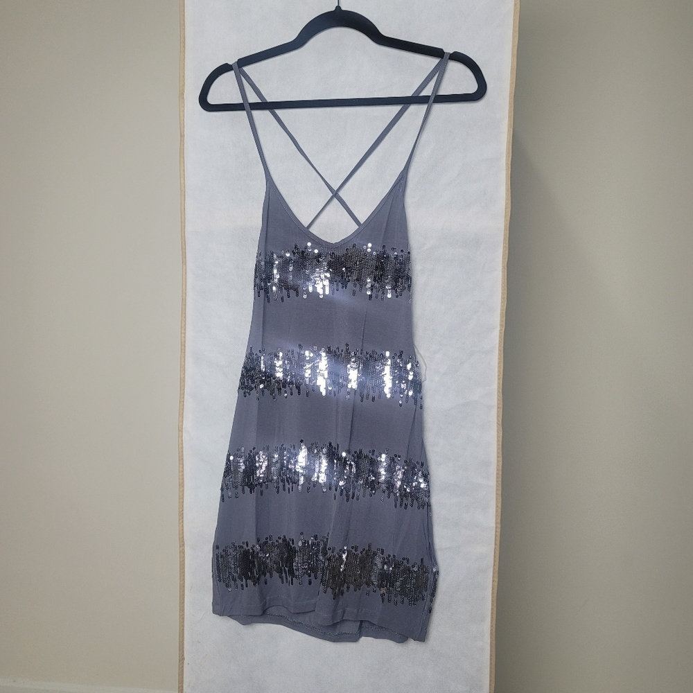 Josh Brody Never Worn sequined mini dress size L